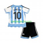 Camisolas de futebol Argentina Maradona 10 2006 Retro Criança Equipamento Principal Manga Curta